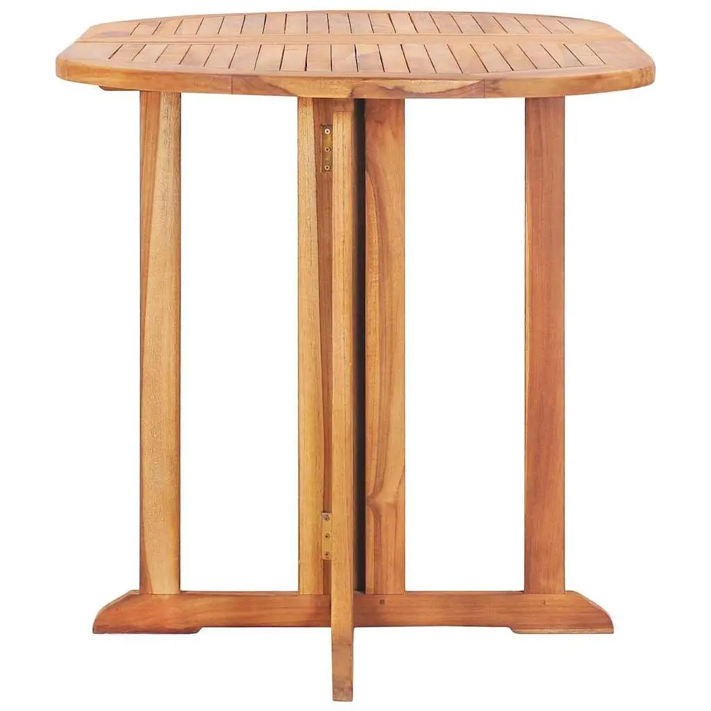 Folding Butterfly Garden Dining Table 120x70x75cm Outdoor Patio Furniture Brown