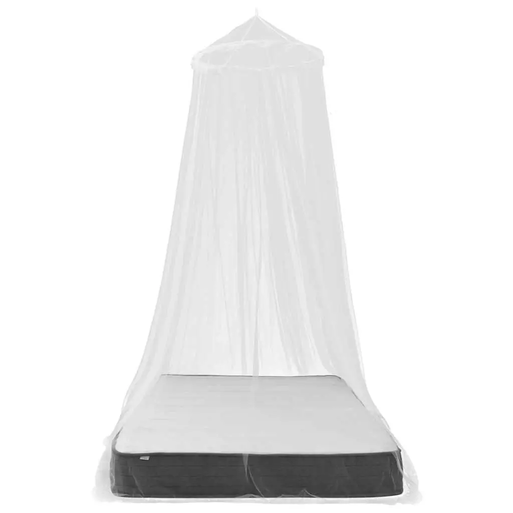 Mosquito Net Round Canopy Bed 2 pcs White Circular Insect Screen Set Home