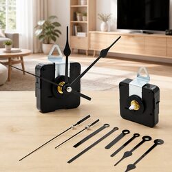 Quartz Clock Movement with Pointers Black Repair Replace DIY Clockwork Parts