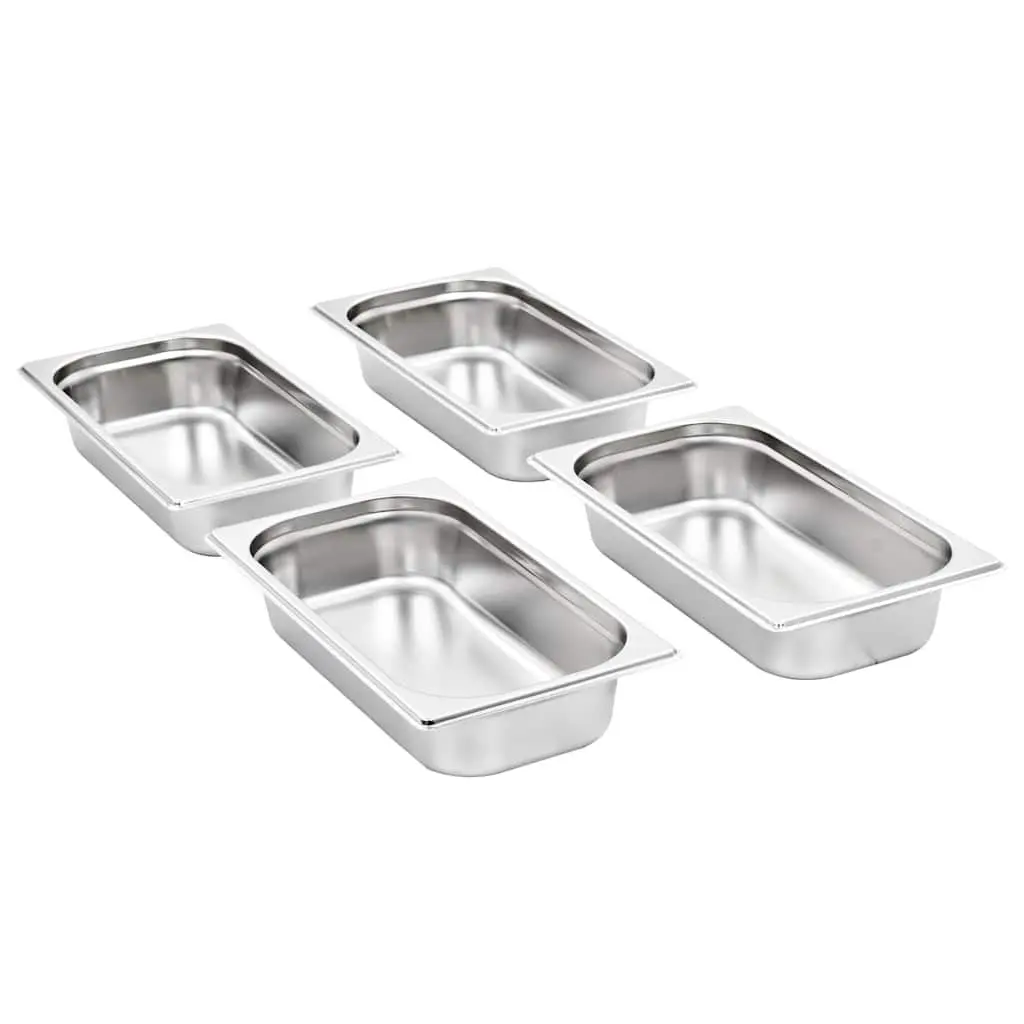Gastronorm Containers Stackable GN 1/3 65 mm Silver