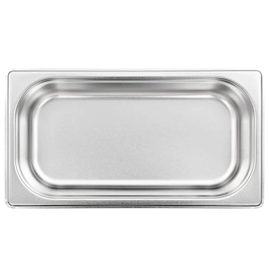 Gastronorm Containers Stackable GN 1/3 65 mm Silver