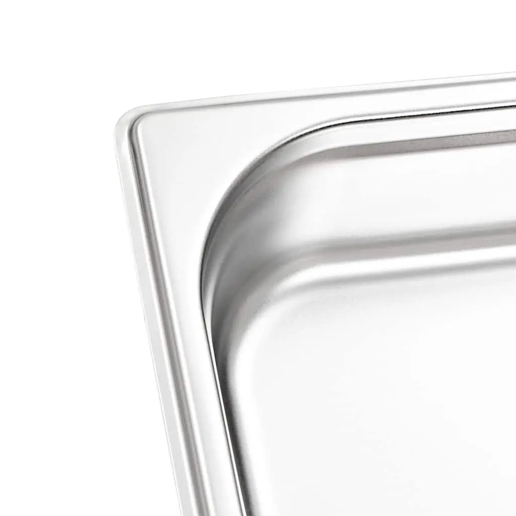 Gastronorm Containers Stackable GN 1/3 65 mm Silver