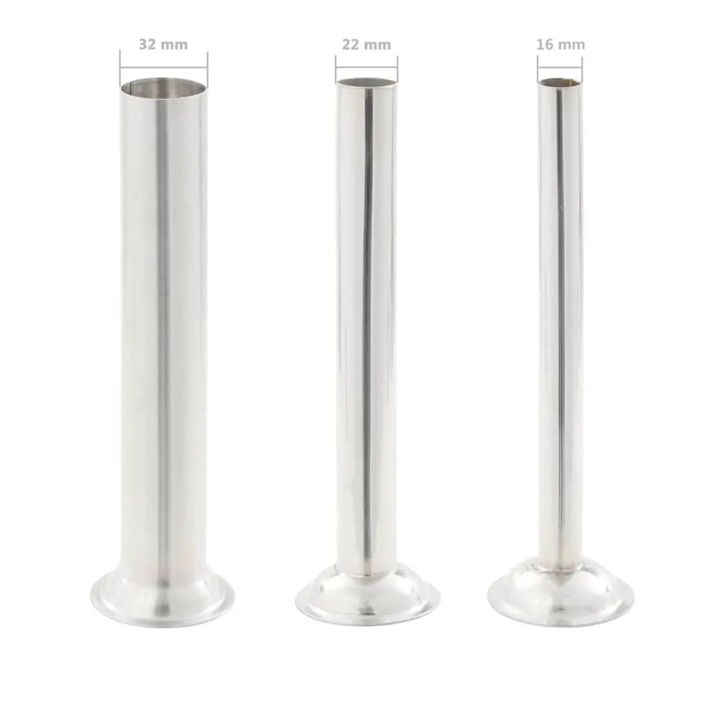 Manual Sausage Stuffer 3L Hopper Hand Crank Stainless Steel Kitchen Tool