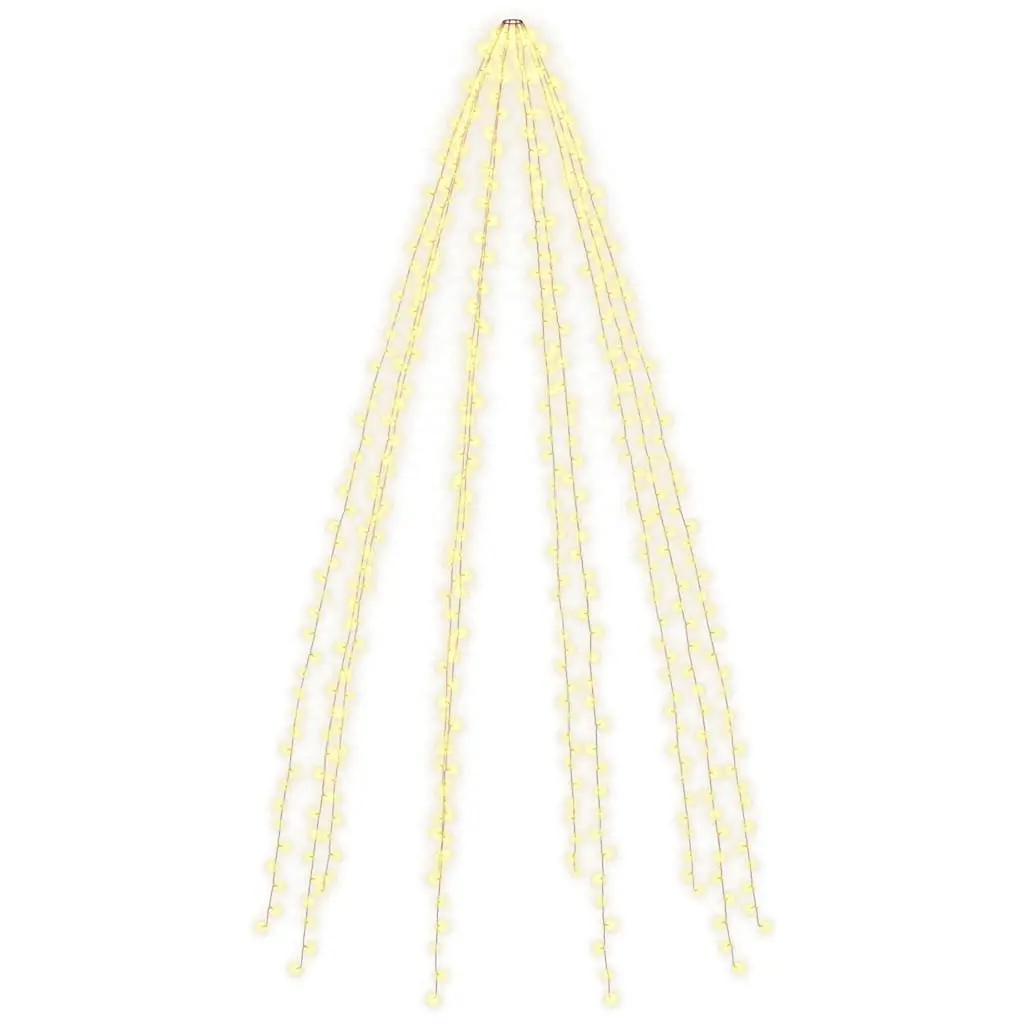 LED Net Lights 500 Warm White LEDs Waterproof Indoor Outdoor 500cm Green