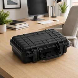 Portable Flight Case Black Camera Equipment Hard Shell Protective Storage Case