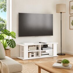 Modern TV Stand White Media Storage Unit Lounge Living Room Furniture