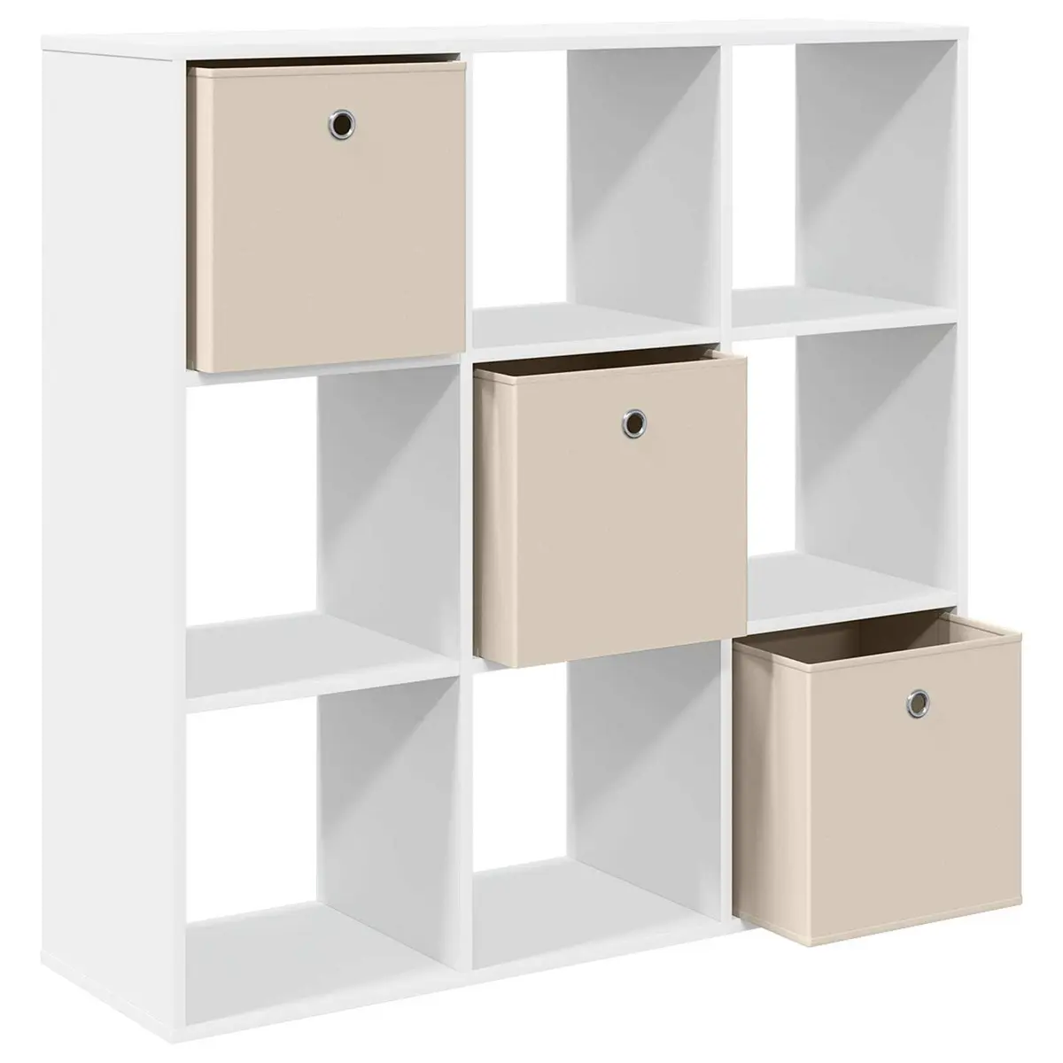 Sideboard Modern Storage Cabinet Engineered Wood White