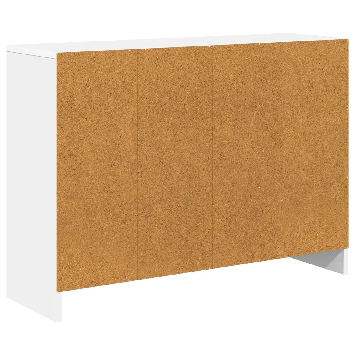 Sideboard Freestanding Storage Cabinet with Drawer and Shelves White Engineered Wood 88.5 x 27.5 x 63.5 cm