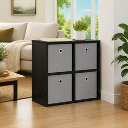 Sideboard with Drawer Black Oak Storage Cabinet Living Room Furniture