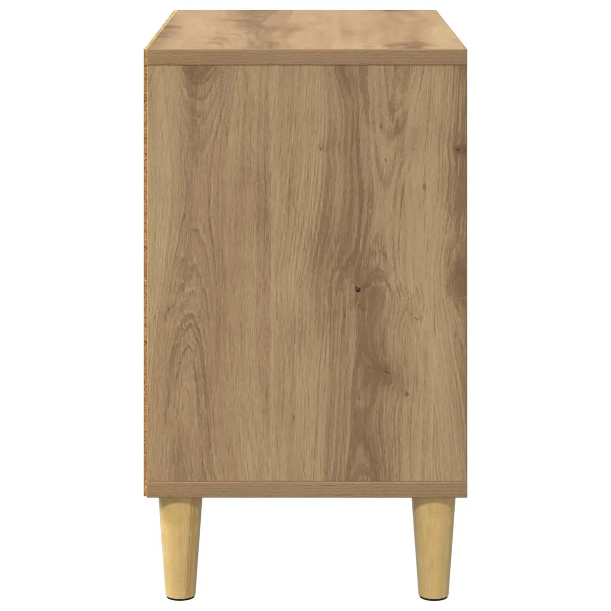 Cat House Modern Indoor Pet Furniture Brown Engineered Wood Hideout Retreat