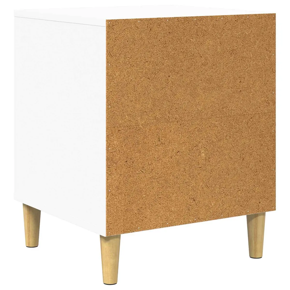 Cat House Indoor Rectangular Engineered Wood White