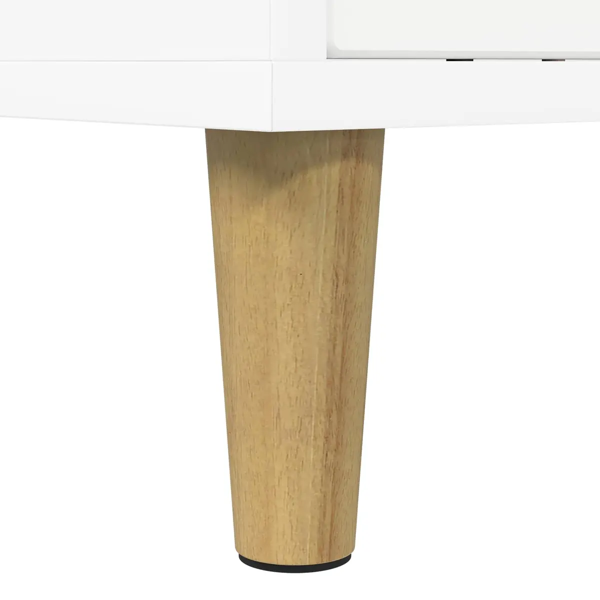 Cat House Indoor Rectangular Engineered Wood White