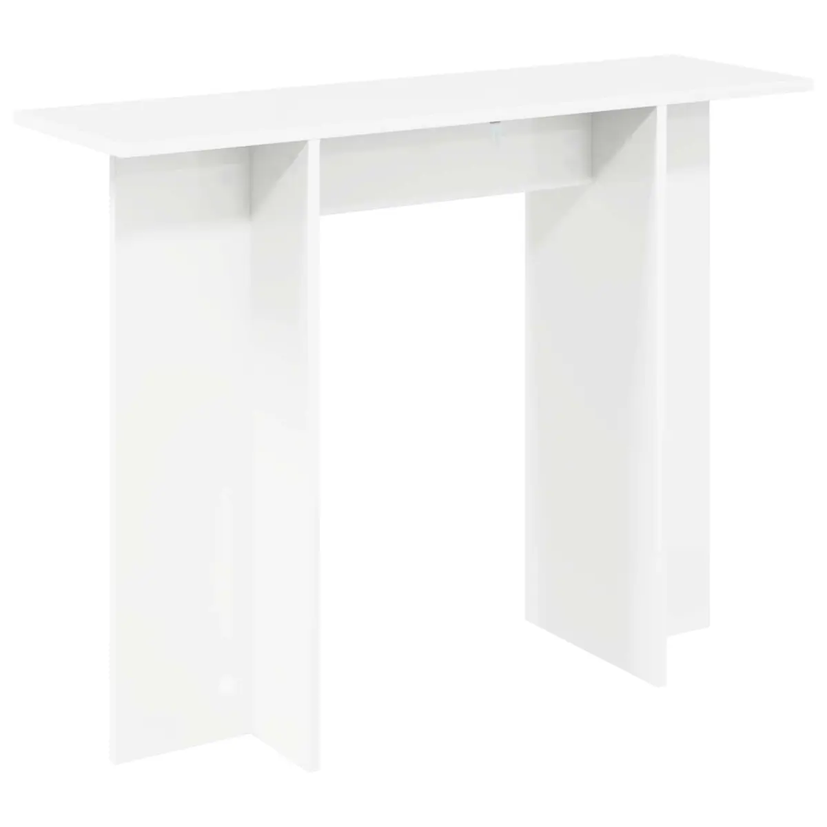 Console Table White 100x30x75cm Modern Hallway Entryway Living Room Accent