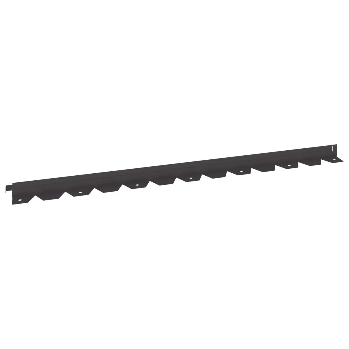 Garden Lawn Edging Steel Flexible Landscape Border Fencing 20 Piece Black