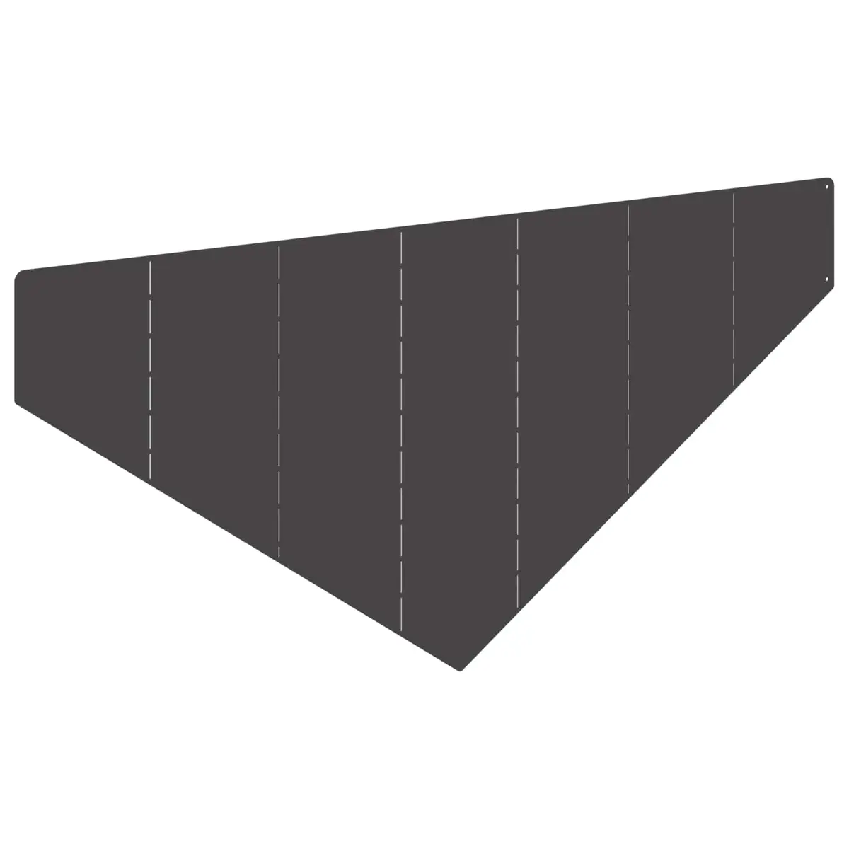 Garden Lawn Edging Steel Border 100 x 45 cm Black Landscape Flexible Trim