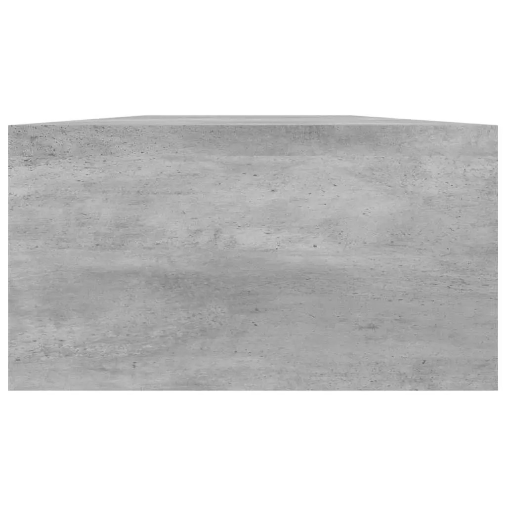 Monitor Stand Riser Grey Engineered Wood Dual Screen Desk Organiser