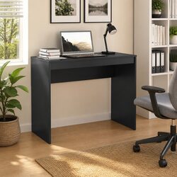 Desk Office Furniture Black Engineered Wood Computer Workstation Study Table