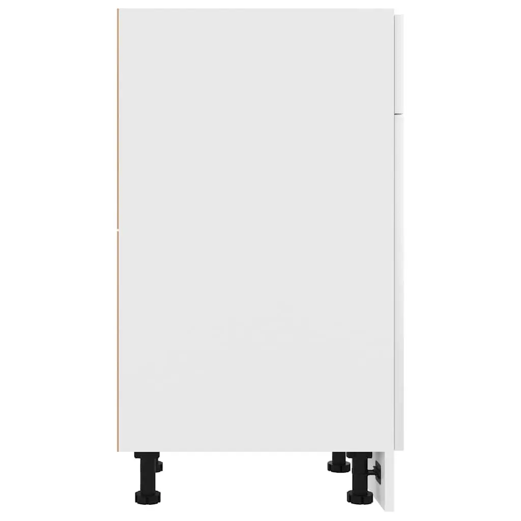Kitchen Storage Cabinet White Engineered Wood 50x46x81.5cm