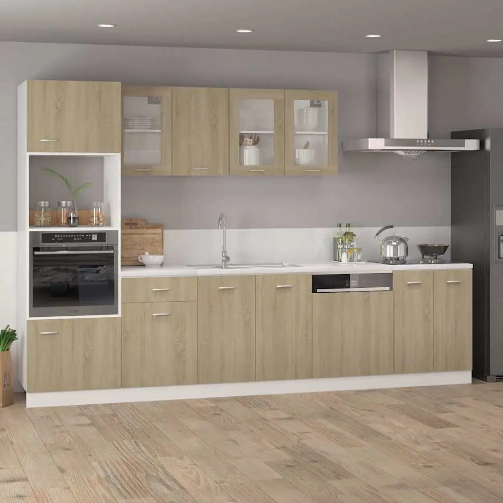 Kitchen Cabinet Compact Storage Engineered Wood Brown 50x46x81.5cm
