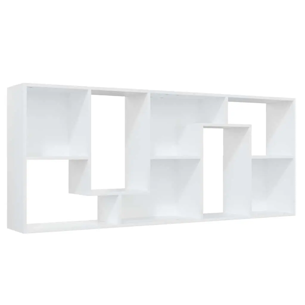Book Cabinet Engineered Wood White 67x24x161 cm Storage Unit