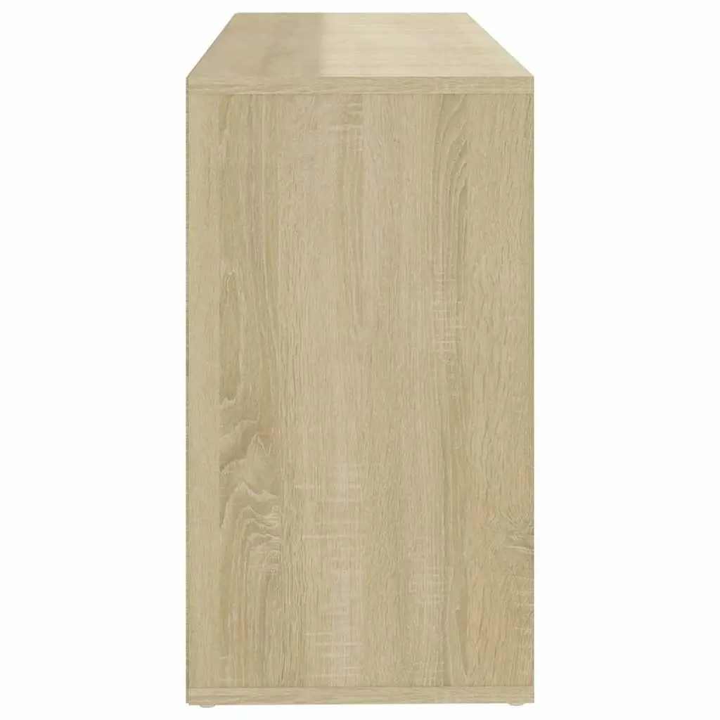 Shoe Bench Storage Cabinet Organiser 10 Shelves Beige Engineered Wood