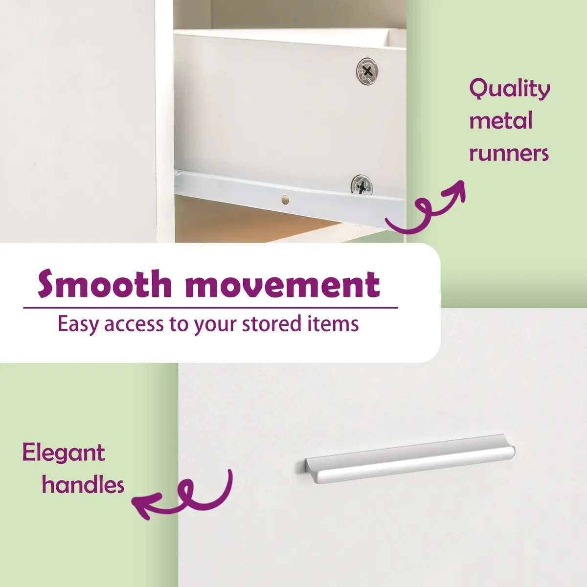 Storage Cabinet Apothecary Style White Engineered Wood Home Organiser