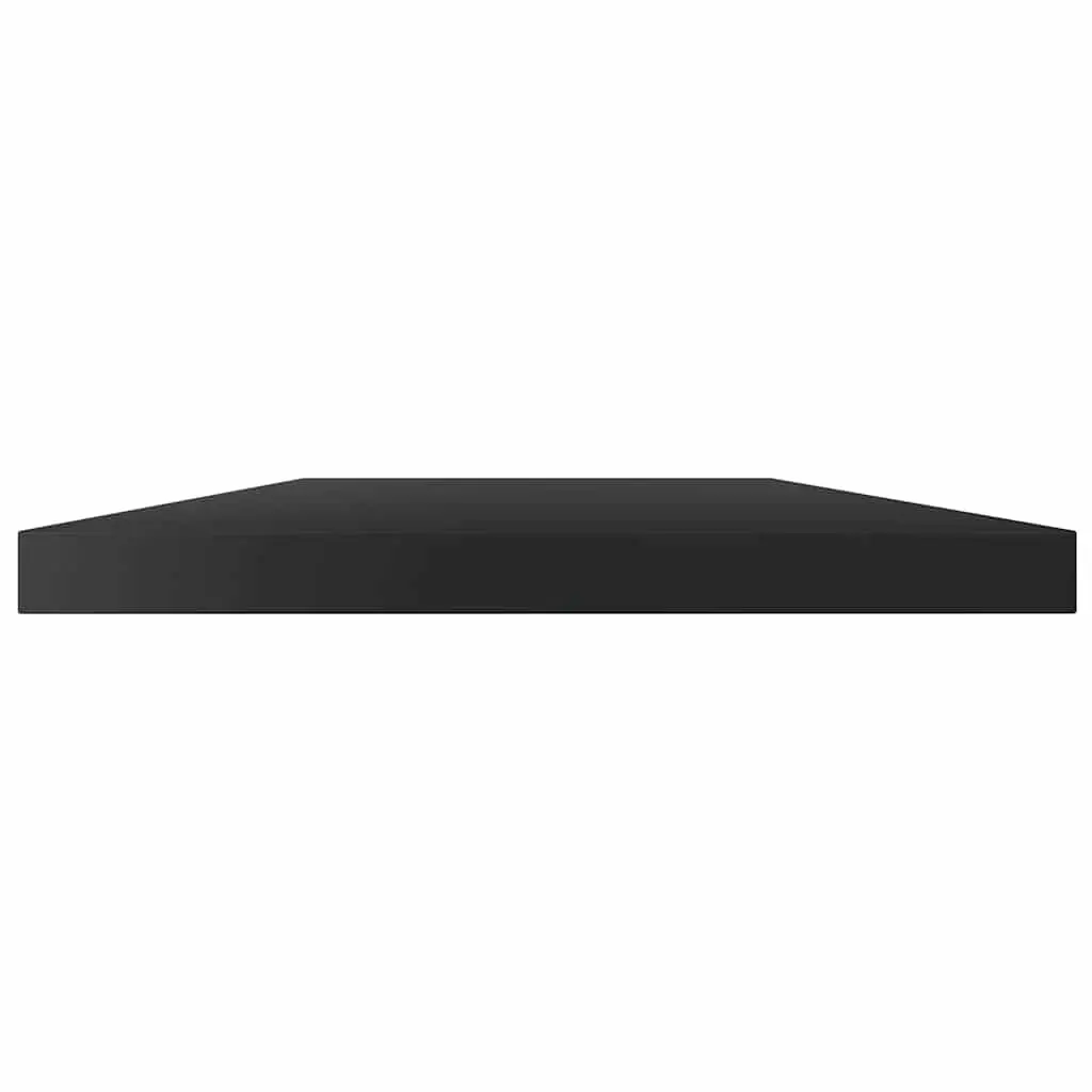 Bookshelf Boards High Gloss Black 60x10x1.5 cm Engineered Wood 4 Piece