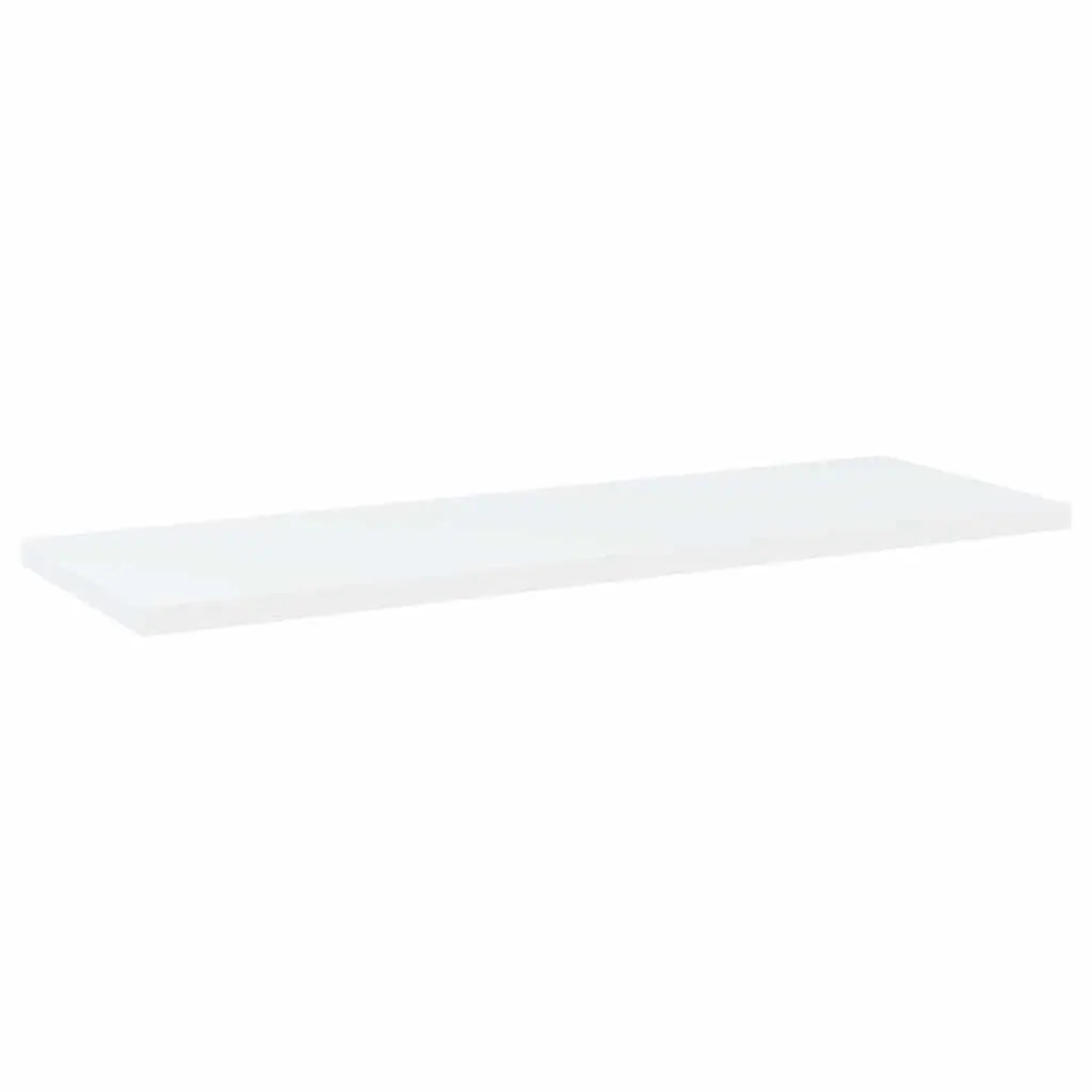 Bookshelf Boards 4 pcs Engineered Wood 60x20x1.5 cm White