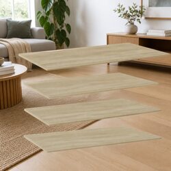 Floating Shelf Boards 4 pcs Brown Storage Wall Mounted Bookshelf Organiser