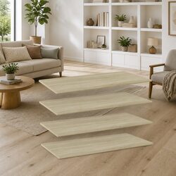 Floating Shelf Boards 4 pcs Brown Engineered Wood Storage Panel Wall Mount