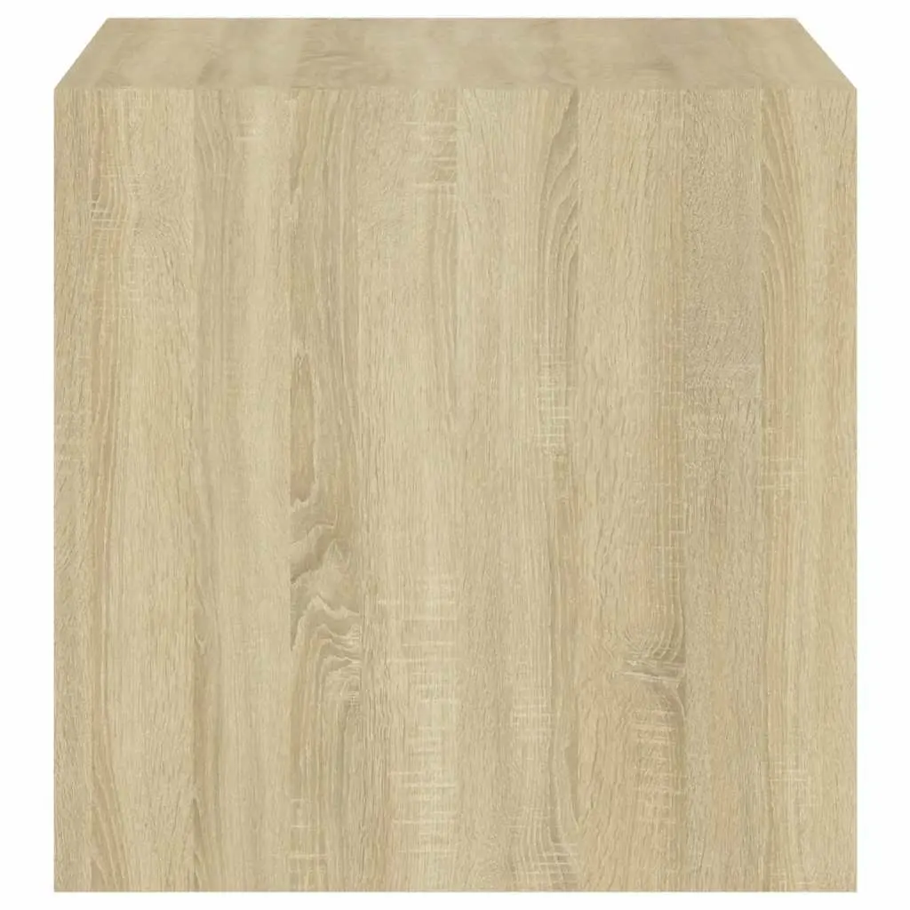 Wall Cabinet Floating Storage Shelves 37x37x37 cm Engineered Wood Brown Set of 2