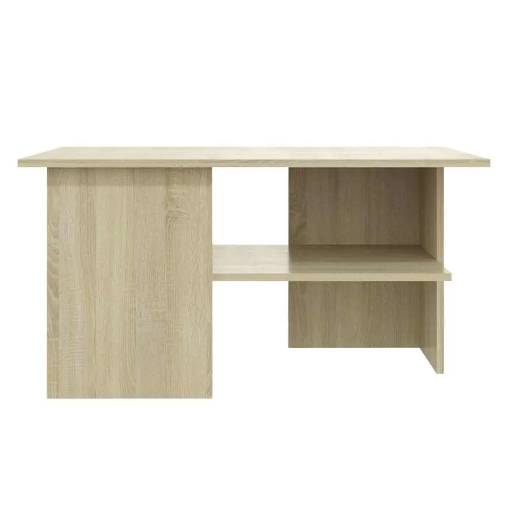 Coffee Table with Storage Shelf 90x60x46.5cm Sonoma Oak