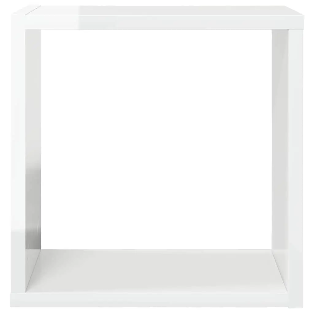 Wall Cube Shelves Set 6 Piece Floating Display Storage Shelving White