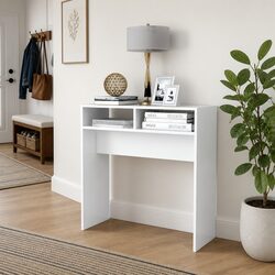 Console Table White Hallway Entrance Living Room Accent Side Display Furniture