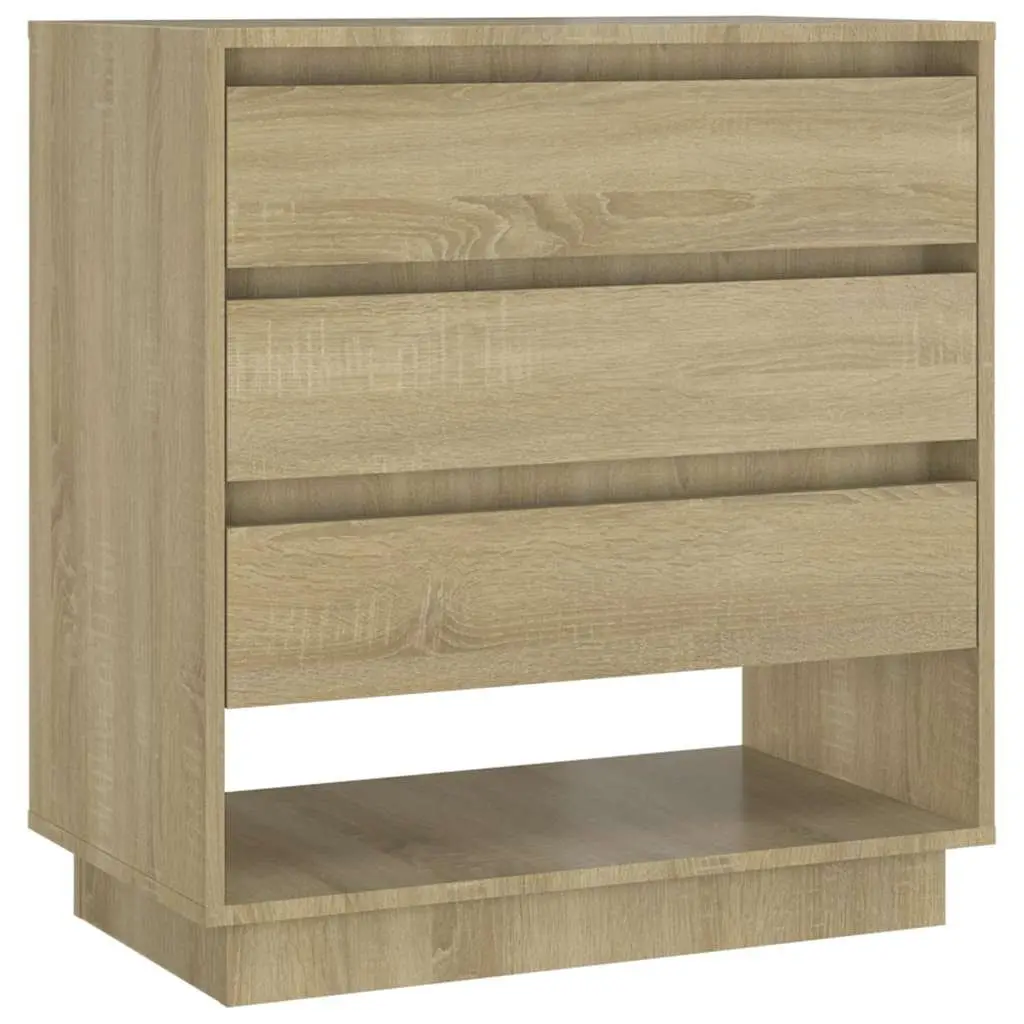 Sideboard Storage Cabinet Minimalist 70x41x75cm Brown Engineered Wood