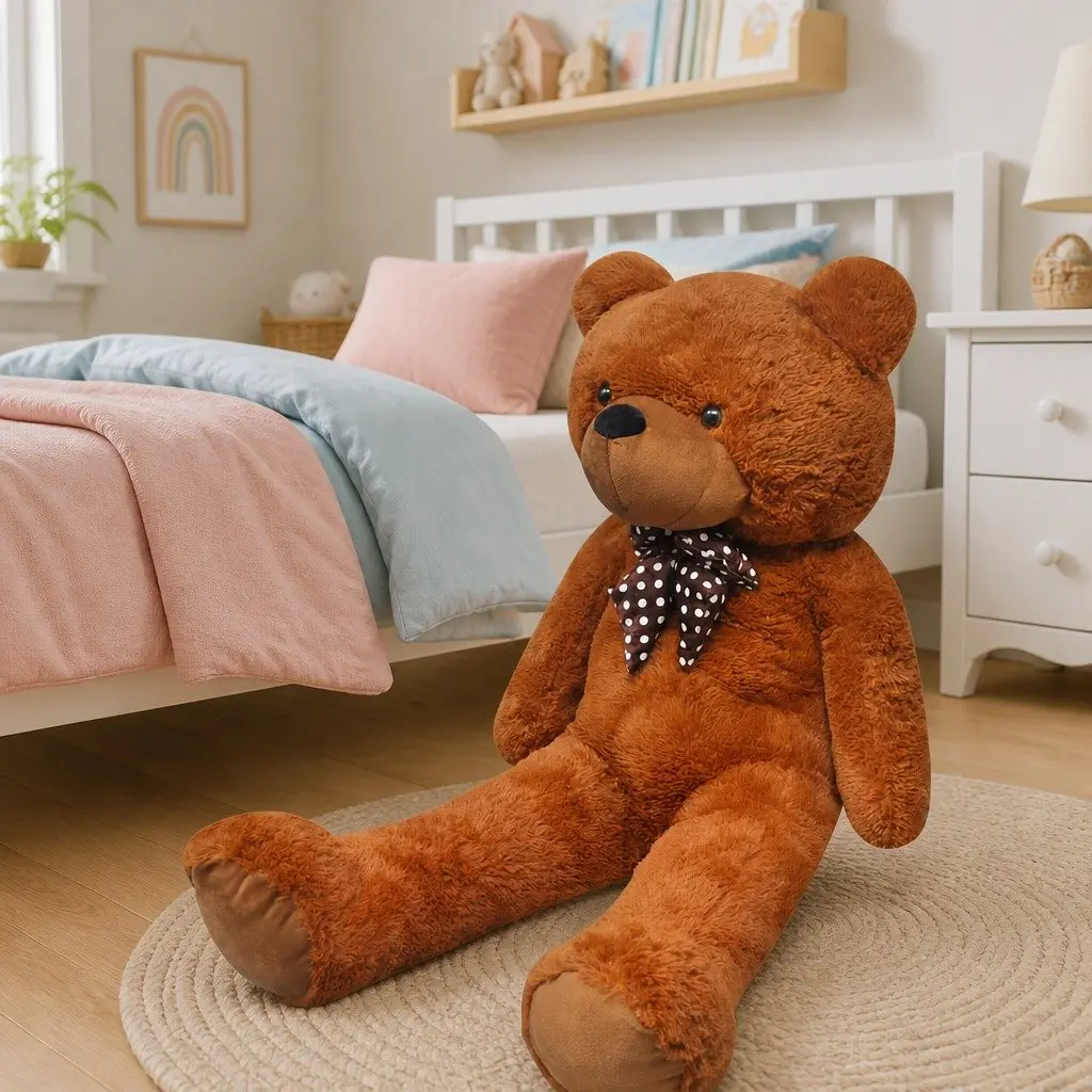 Stuffed Animal Soft Plush Teddy Bear 85cm Brown