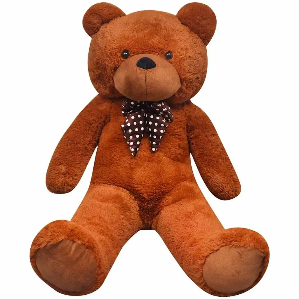Stuffed Animal Soft Plush Teddy Bear 135cm Brown Cuddly Toy