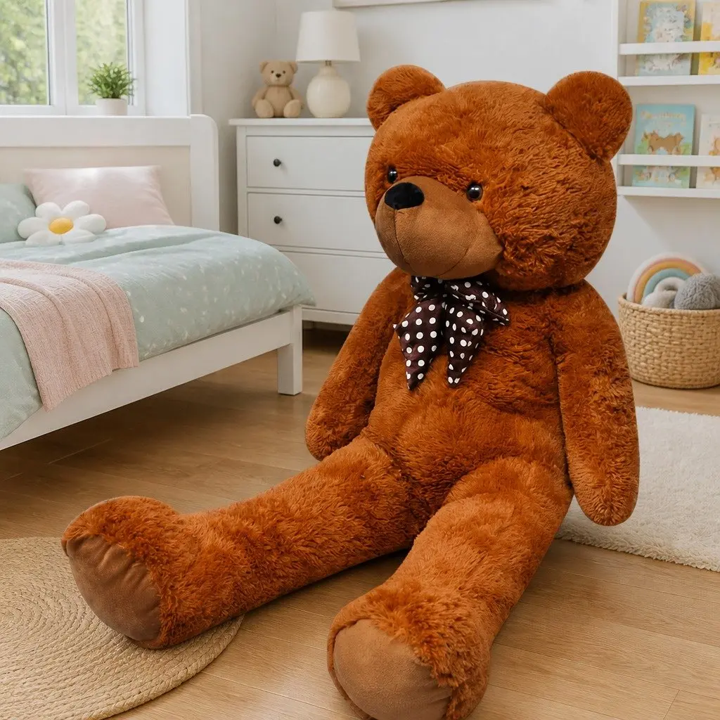 XXL Soft Plush Teddy Bear Brown 160cm Cuddly Toy