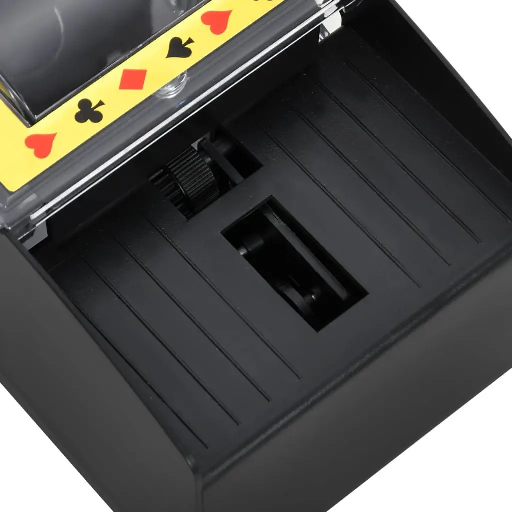 Automatic Card Shuffler Battery Powered 2 Decks Black