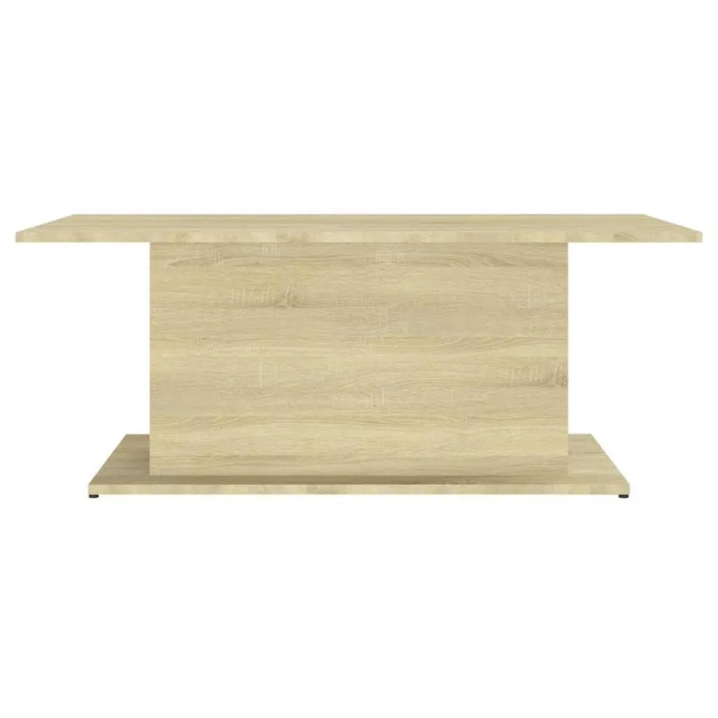 Coffee Table Engineered Wood Sturdy Beige Sonoma Oak