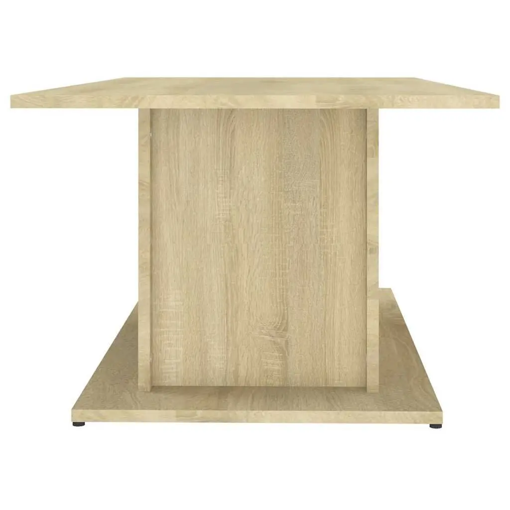Coffee Table Engineered Wood Sturdy Beige Sonoma Oak
