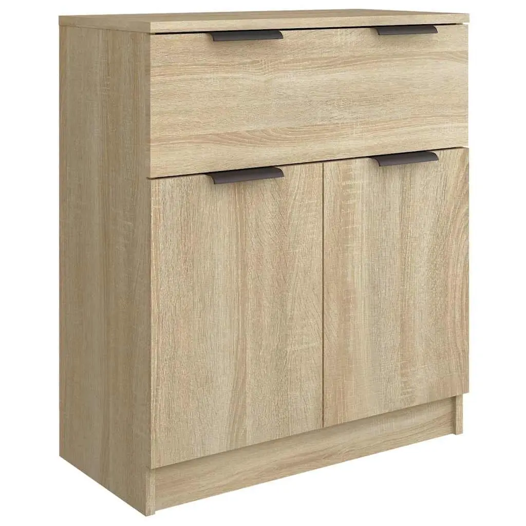 Sideboard Cabinet Brown Engineered Wood Storage Buffet 60x30x70cm Furniture