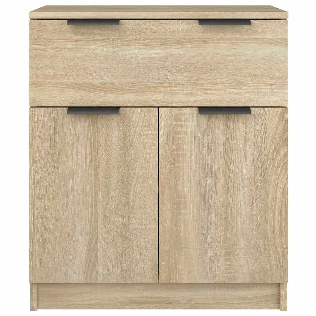 Sideboard Cabinet Brown Engineered Wood Storage Buffet 60x30x70cm Furniture