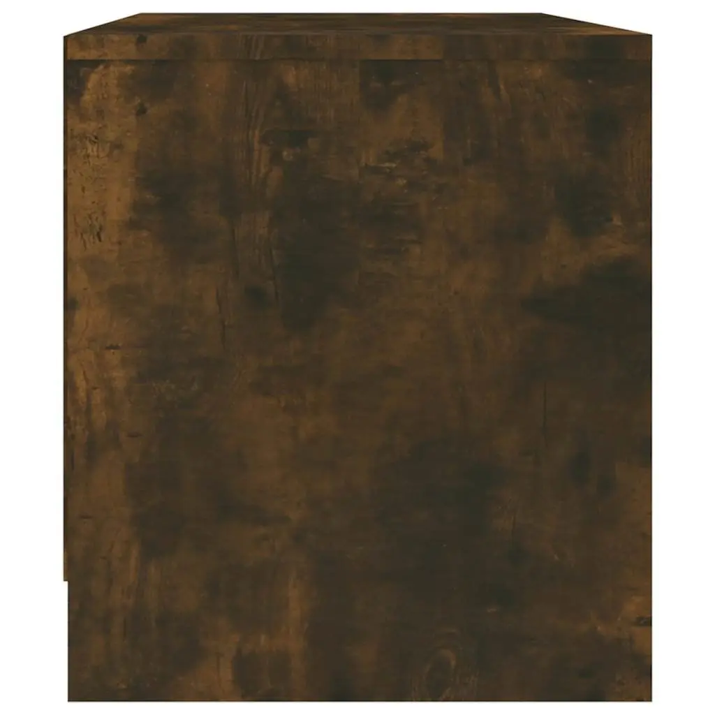 TV Cabinet Lowboard Brown Media Storage Unit with Door Compartment