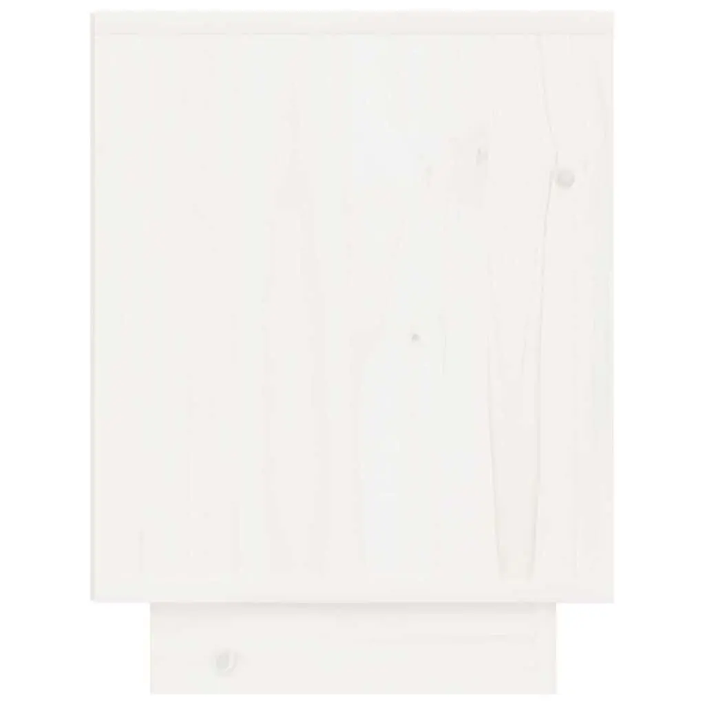 Bedside Cabinets 2 pcs Storage Side Tables 40x30x40 cm White Solid Pinewood