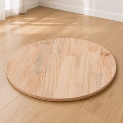 Round Solid Wood Table Top Ø30cm Brown Dining Coffee Tables Indoor Furniture
