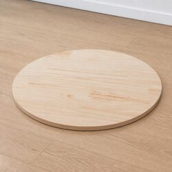 Round Table Top Ø90cm Solid Wood Pine Dining Coffee Tables Indoor Furniture