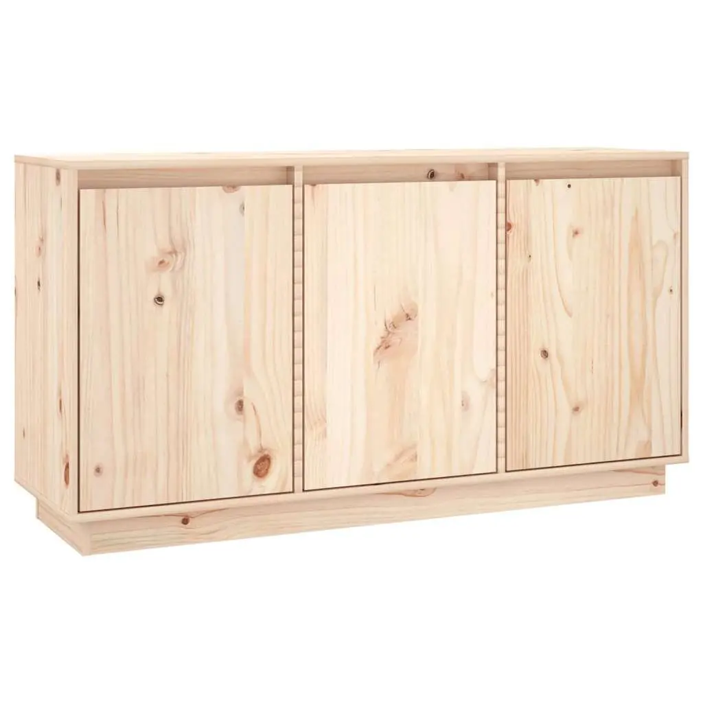 Sideboard Solid Wood Pine Storage Cabinet 111x34x60 cm Brown