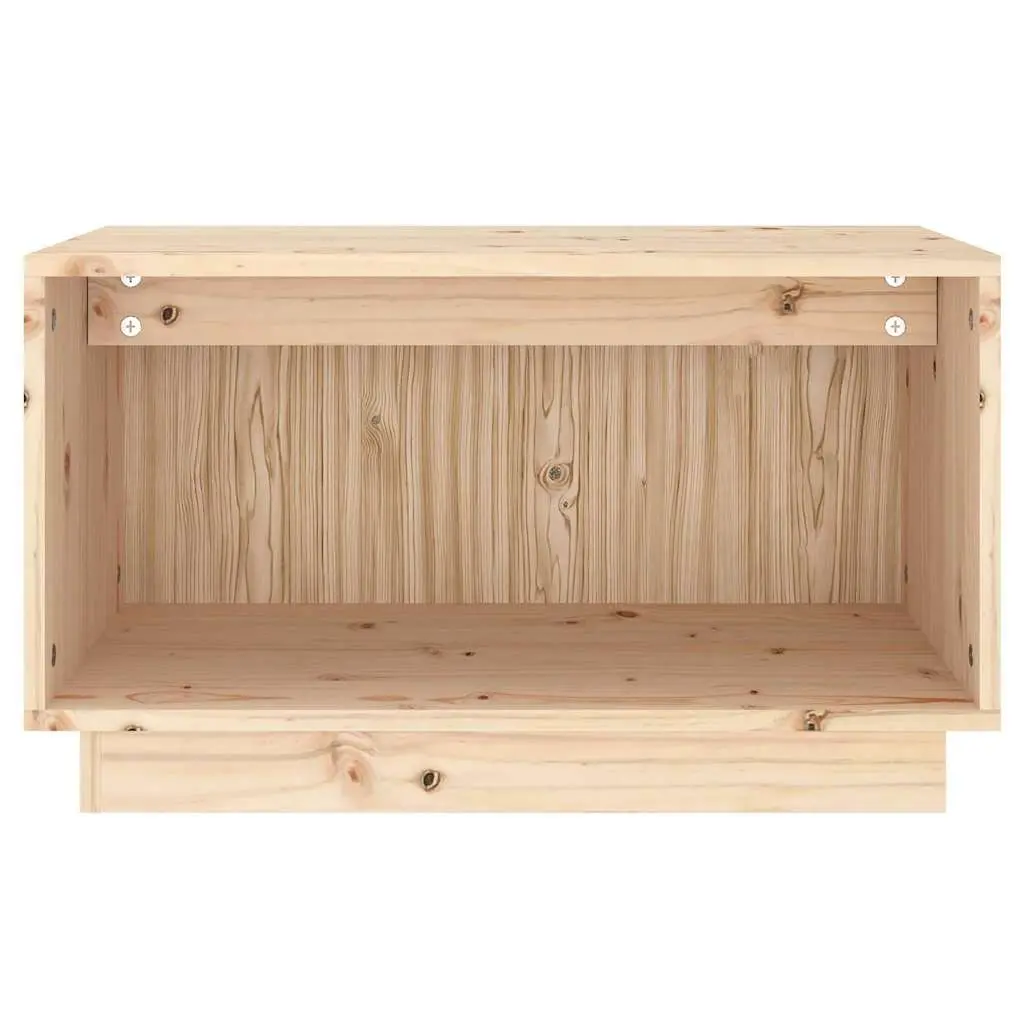 TV Cabinet Solid Pine Wood Storage Unit 60x35x35 cm Brown