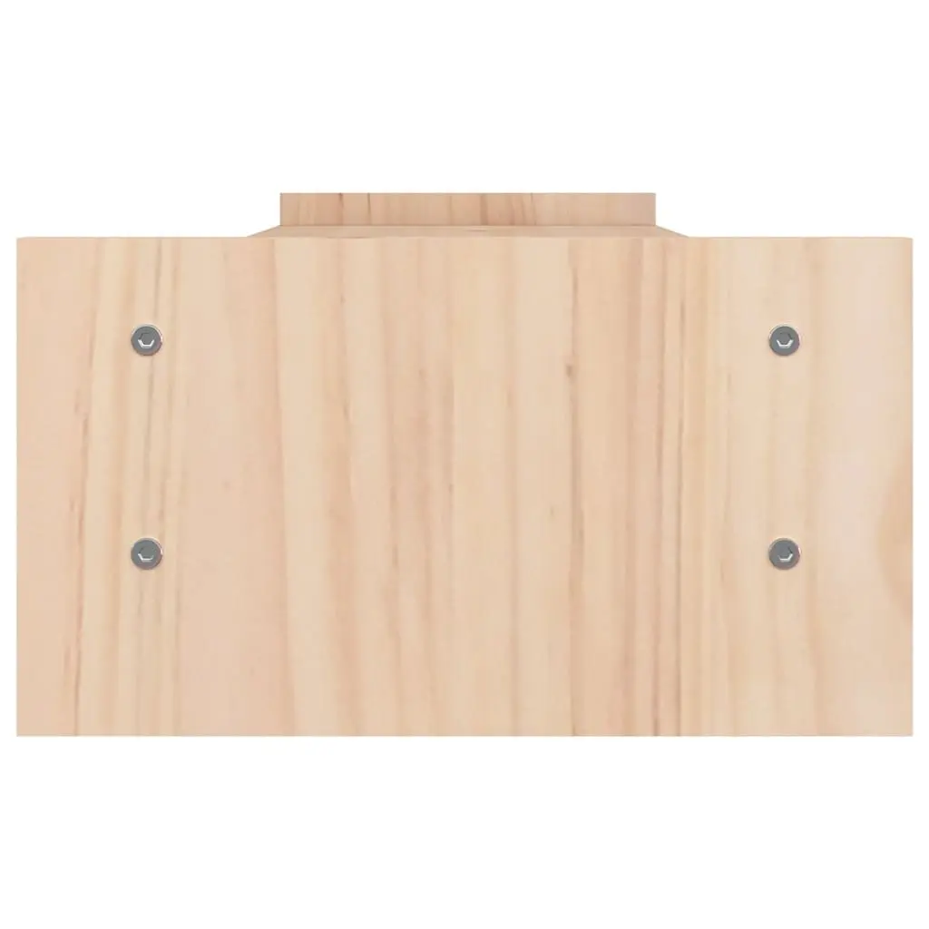 Monitor Stand 100x27x15cm Solid Pine Wood Riser Desk Storage Computer Display
